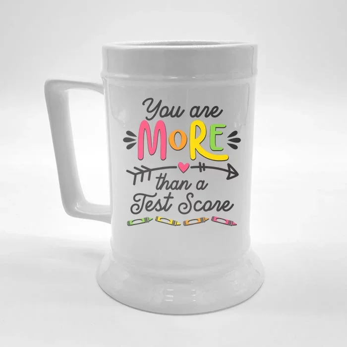 You Are More Than Your Test Score Front & Back Beer Stein