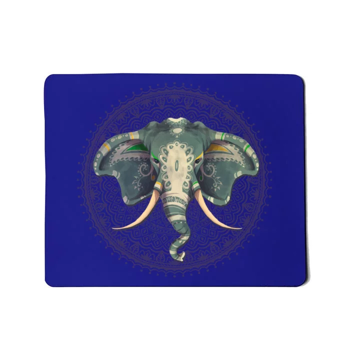 Yoga And Meditation Elephant Pose Hamsa Hand Sukhasna Cool Gift Mousepad