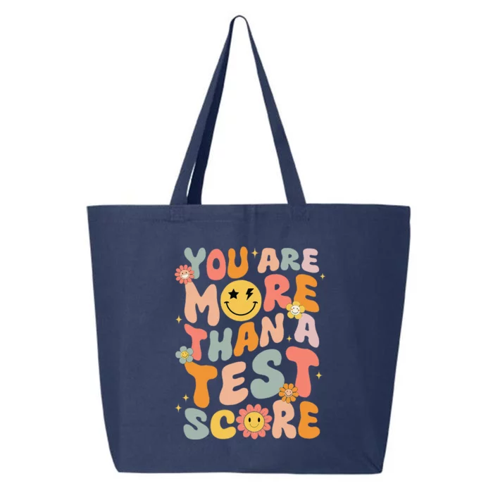 You Are More Than A Test Score Groovy Test Day Teacher 25L Jumbo Tote