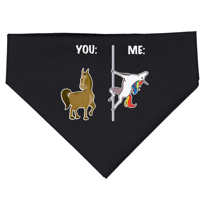 You And Me Simple And Pretty Cool Horse Unicorn Costume USA-Made Doggie Bandana