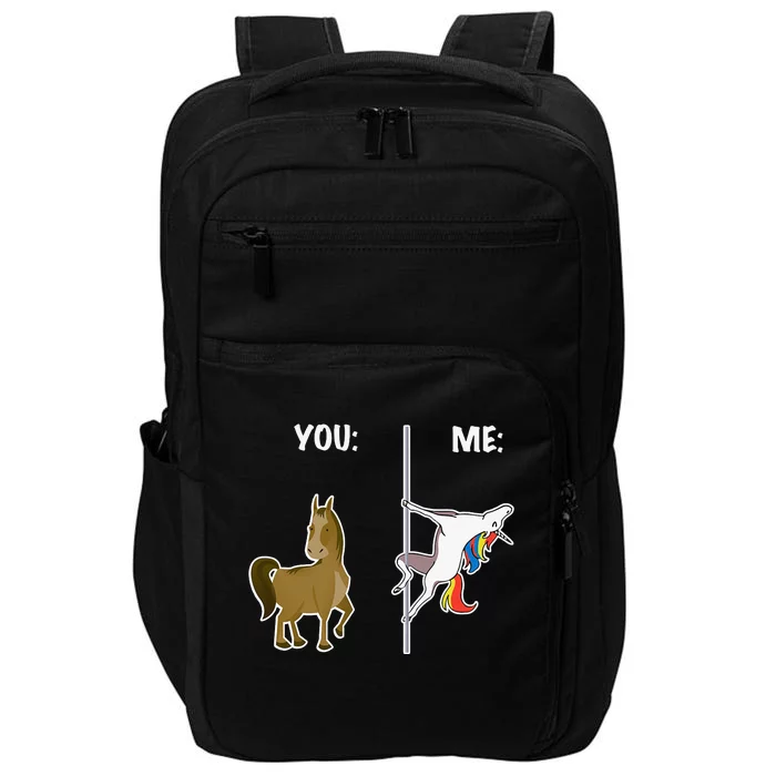 You And Me Simple And Pretty Cool Horse Unicorn Costume Impact Tech Backpack