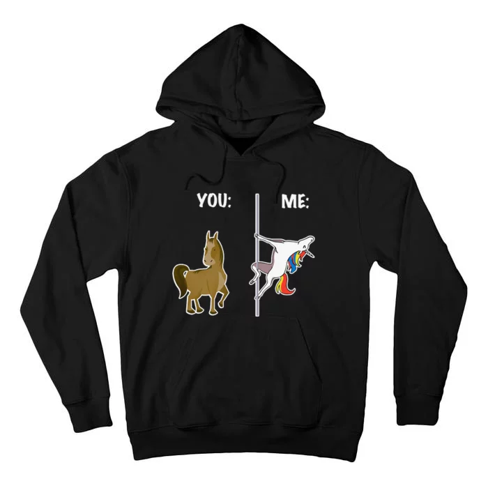 You And Me Simple And Pretty Cool Horse Unicorn Costume Tall Hoodie