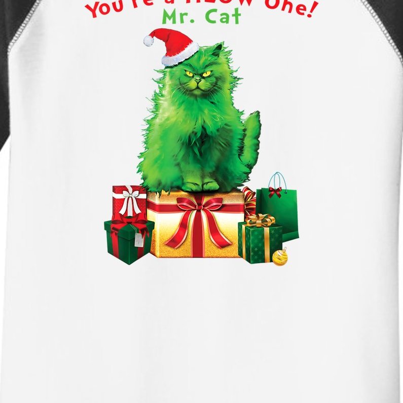 You're A Meow One Mr Cat Christmas Holiday Funny Cute Gift Toddler Fine Jersey T-Shirt