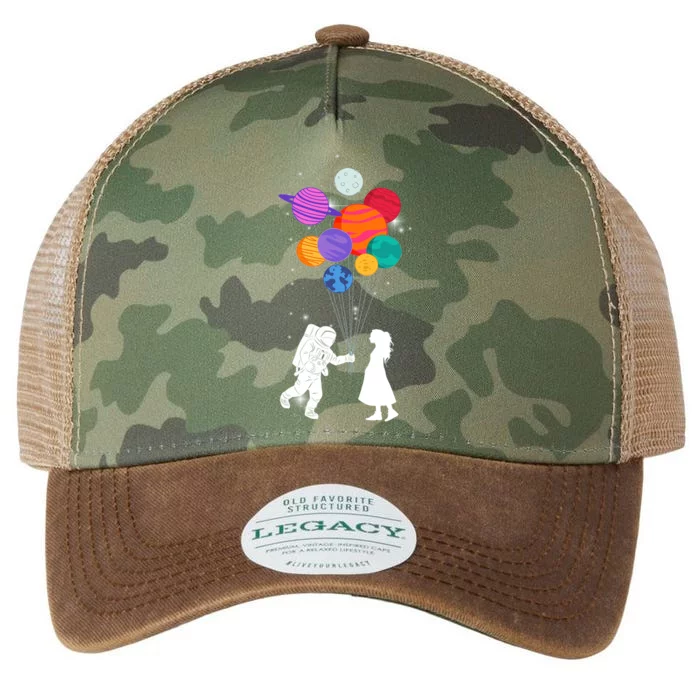 You Are My Universe Cute Space Legacy Tie Dye Trucker Hat