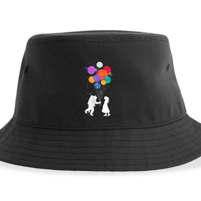 You Are My Universe Cute Space Sustainable Bucket Hat