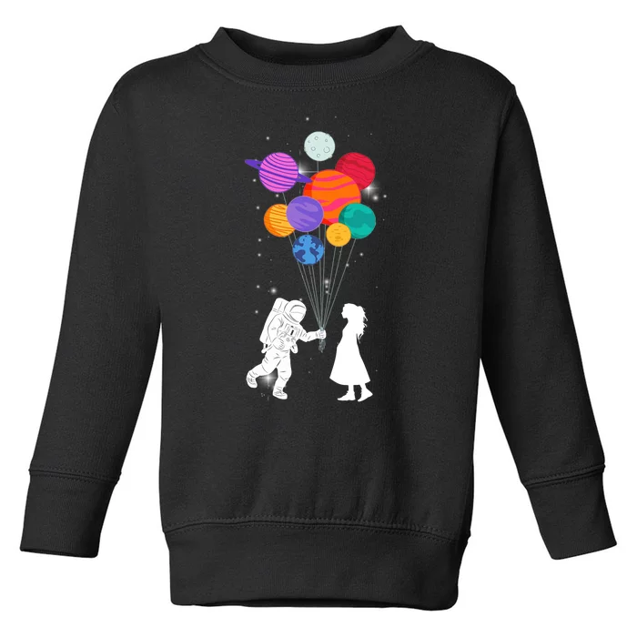 You Are My Universe Cute Space Toddler Sweatshirt