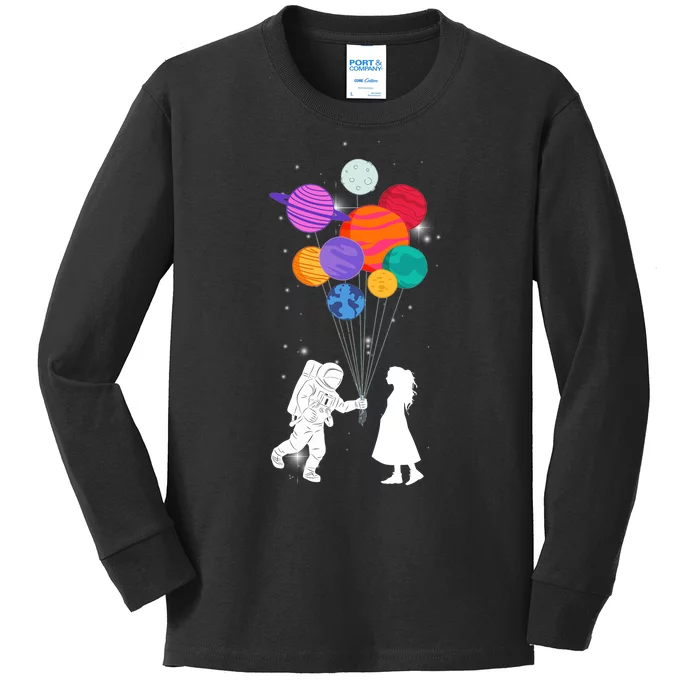 You Are My Universe Cute Space Kids Long Sleeve Shirt