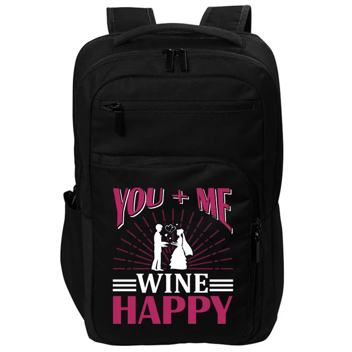 You And Me Wine Happy Impact Tech Backpack