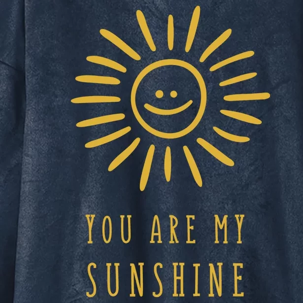 You Are My Sunshine Hooded Wearable Blanket