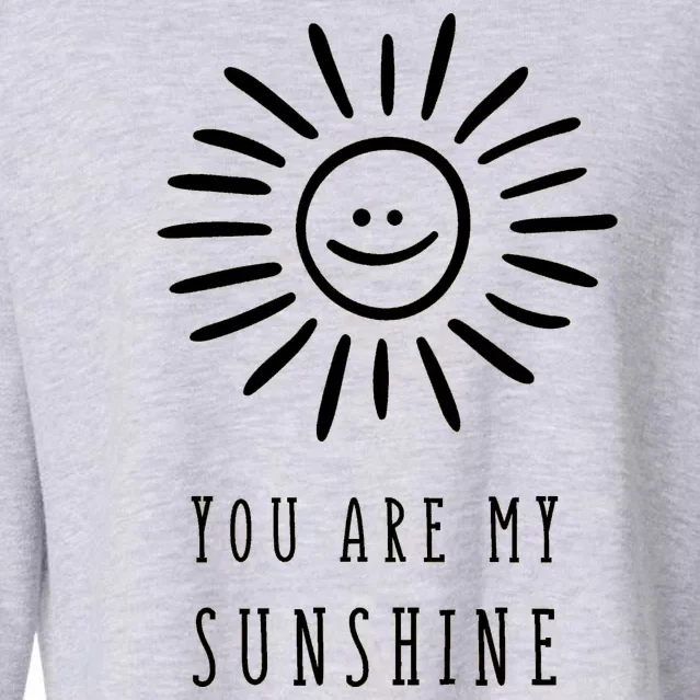 You Are My Sunshine Cropped Pullover Crew