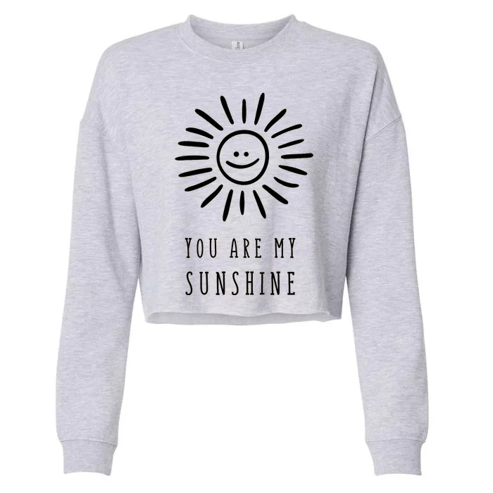 You Are My Sunshine Cropped Pullover Crew