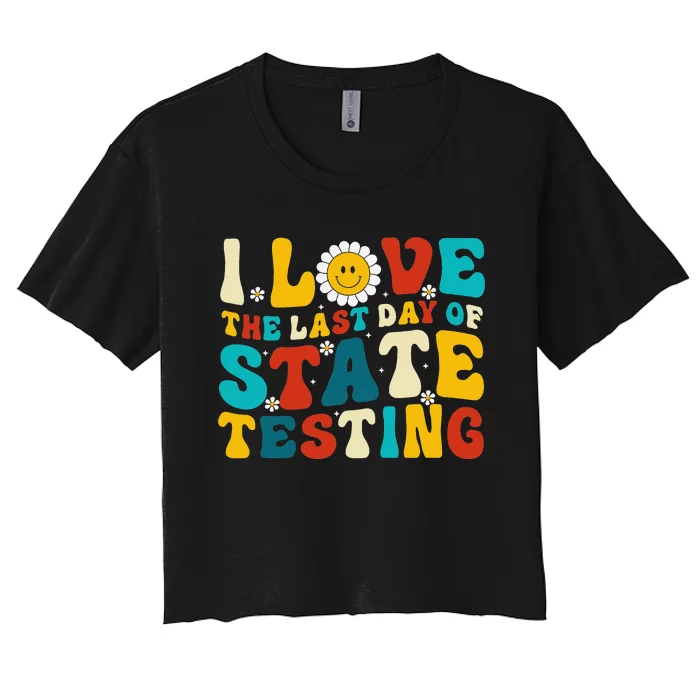 You Are More Than A Test Score Teacher Testing Test Day Women's Crop Top Tee