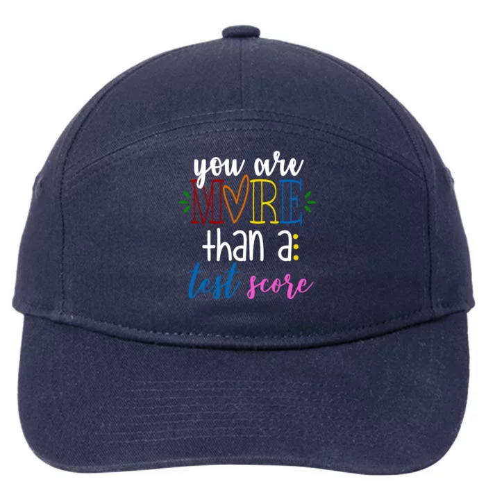 You Are More Than A Test Score 7-Panel Snapback Hat