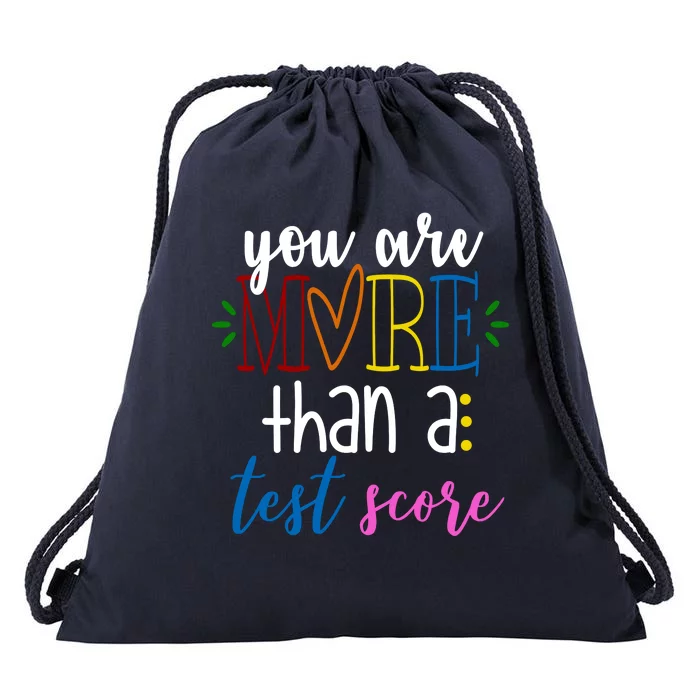 You Are More Than A Test Score Drawstring Bag