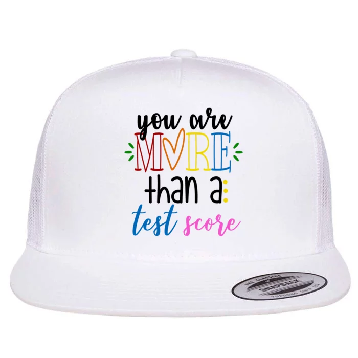 You Are More Than A Test Score Flat Bill Trucker Hat