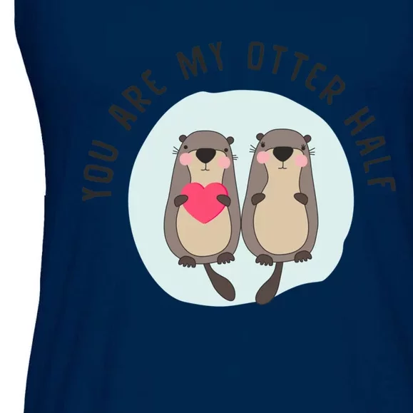 You Are My Otter Half – Funny Otter Lover Ladies Essential Flowy Tank