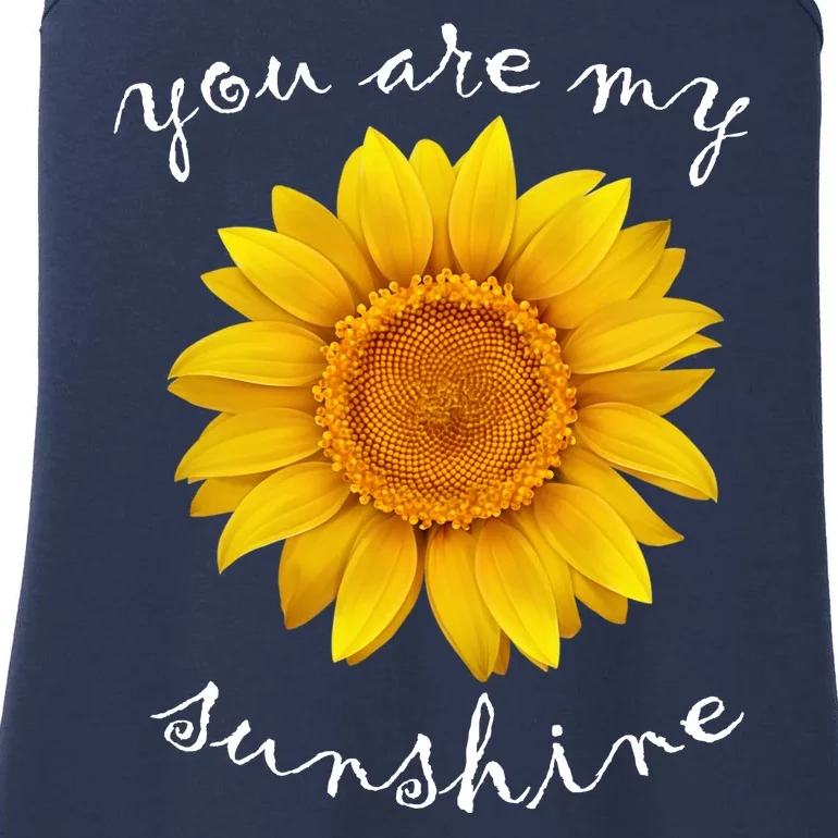 You Are My Sunshine Sunflower Ladies Essential Tank