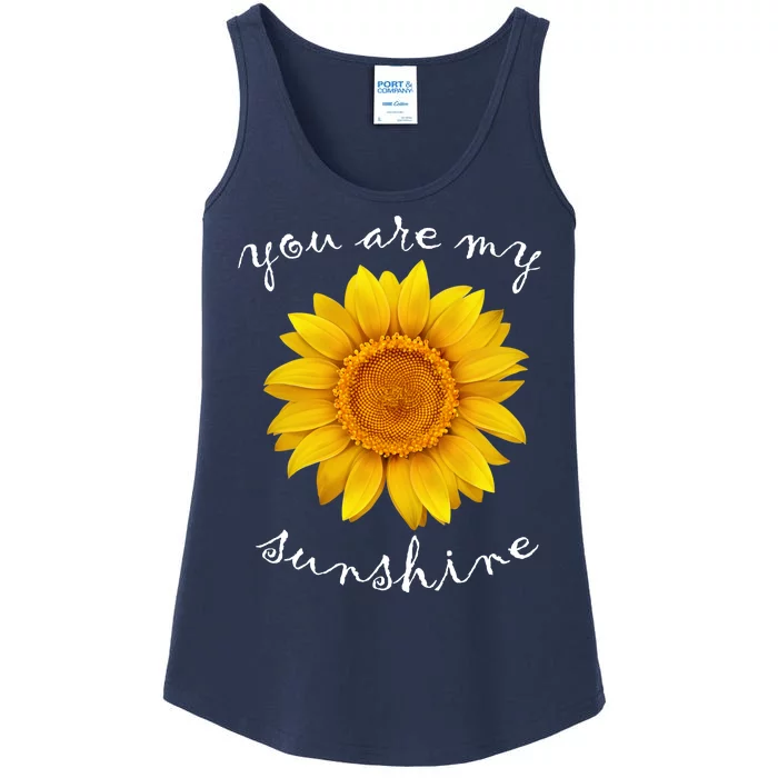 You Are My Sunshine Sunflower Ladies Essential Tank