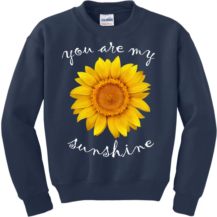 You Are My Sunshine Sunflower Kids Sweatshirt