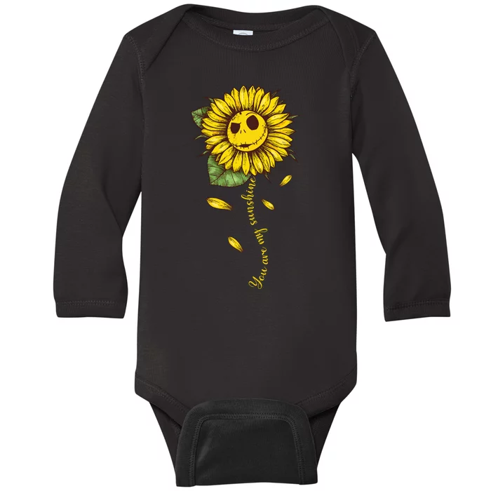 You Are My Sunshine Sunflowers Baby Long Sleeve Bodysuit