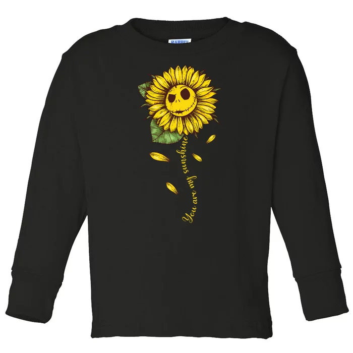 You Are My Sunshine Sunflowers Toddler Long Sleeve Shirt