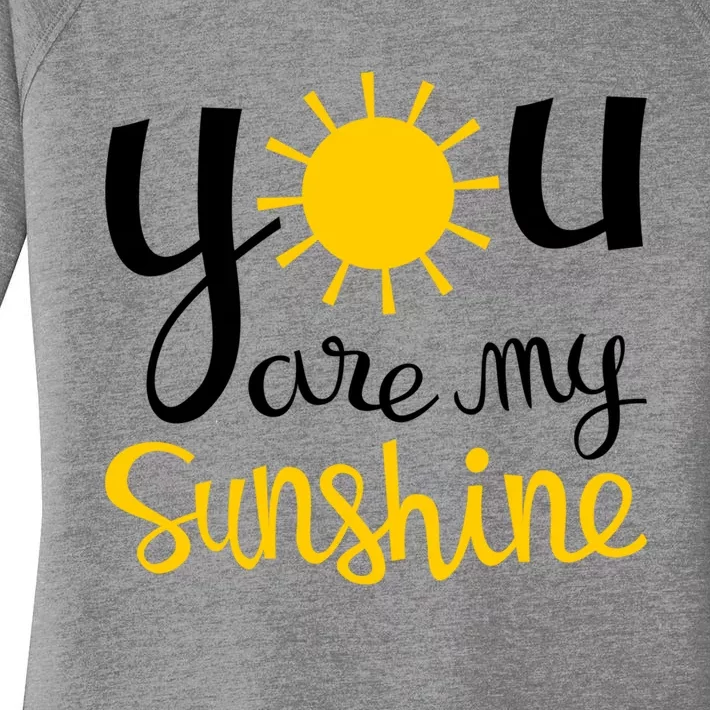 You Are My Sunshine Gift Women's Perfect Tri Tunic Long Sleeve Shirt