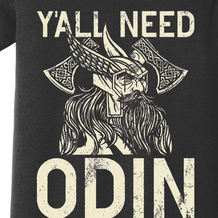 Y All Need Odin Viking Baby Bodysuit