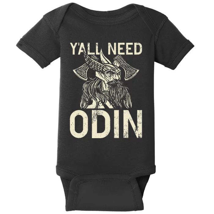 Y All Need Odin Viking Baby Bodysuit