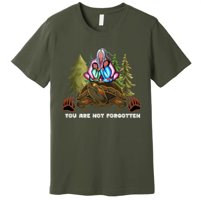 You Are Not Forgotten I Native American Mmiw Awareness Premium T-Shirt