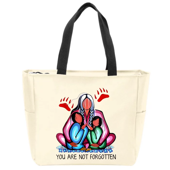 You Are Not Forgotten Zip Tote Bag