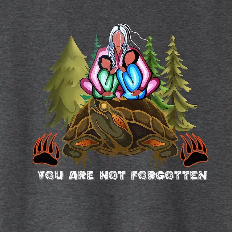 You Are Not Forgotten I Native American Women Mmiw Awareness Women's Crop Top Tee