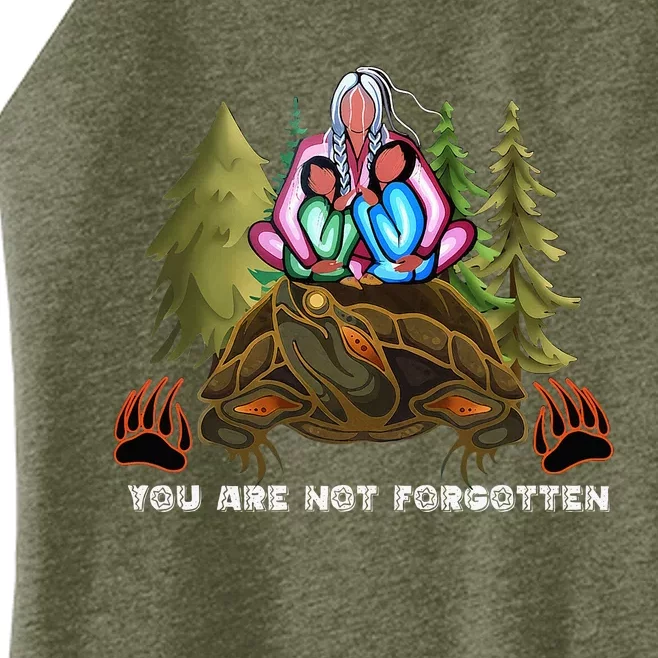 You Are Not Forgotten I Native American Women Mmiw Awareness Women’s Perfect Tri Rocker Tank