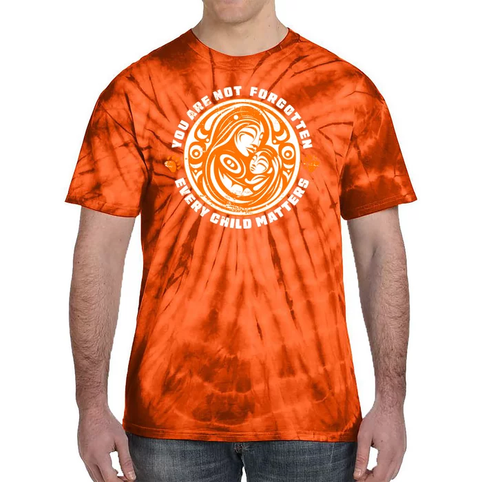 You Are Not Forgotten Every Child Matters Wear Orange National Indigenous People Tie-Dye T-Shirt