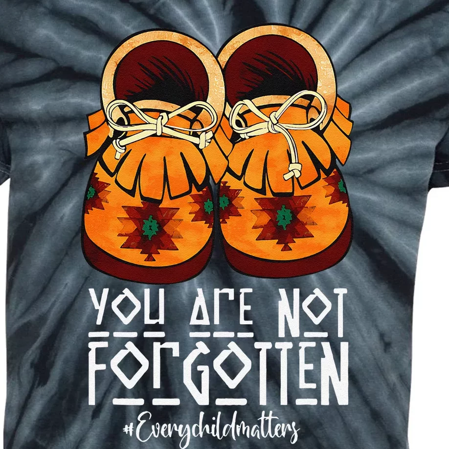 You Are Not Forgotten Native American Gift Kids Tie-Dye T-Shirt