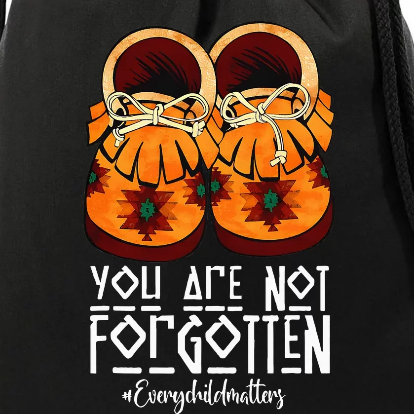 You Are Not Forgotten Native American Drawstring Bag