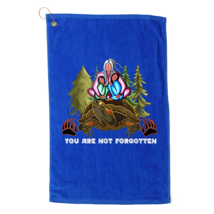 You Are Not Forgotten I Native American Women Mmiw Awareness Platinum Collection Golf Towel