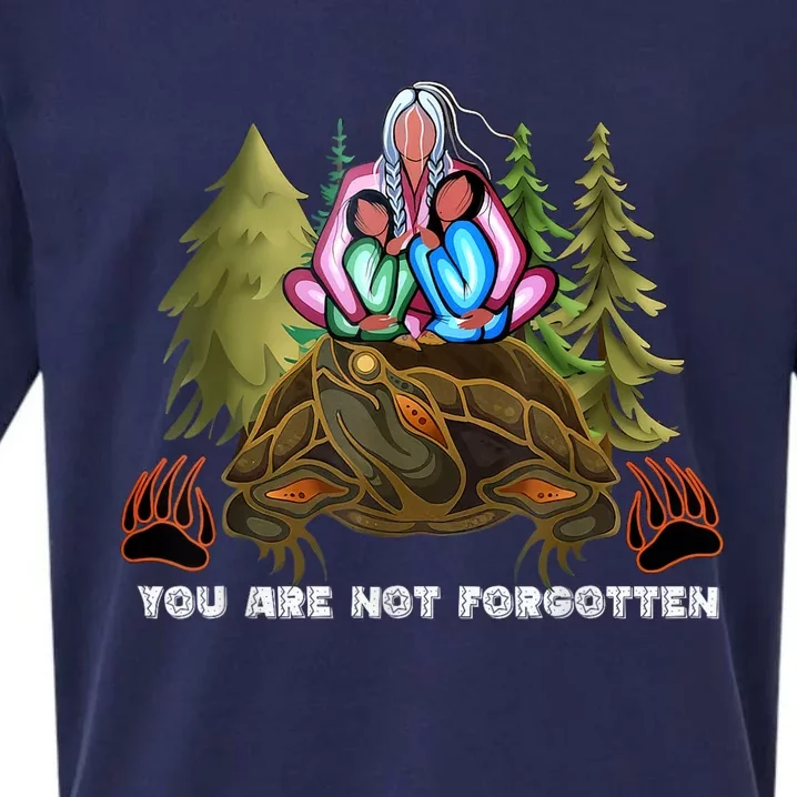 You Are Not Forgotten I Native American Women Mmiw Awareness Sueded Cloud Jersey T-Shirt