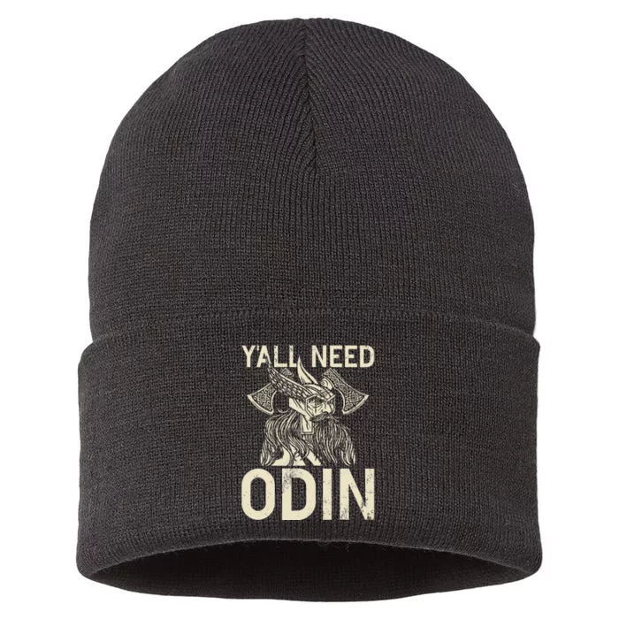 Y All Need Odin Viking Sustainable Knit Beanie