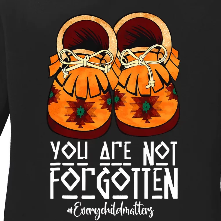 You Are Not Forgotten Native American Ladies Long Sleeve Shirt