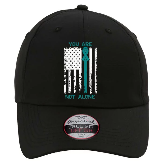 You Are Not Alone Sexual Assault Awareness American Flag The Original Performance Cap