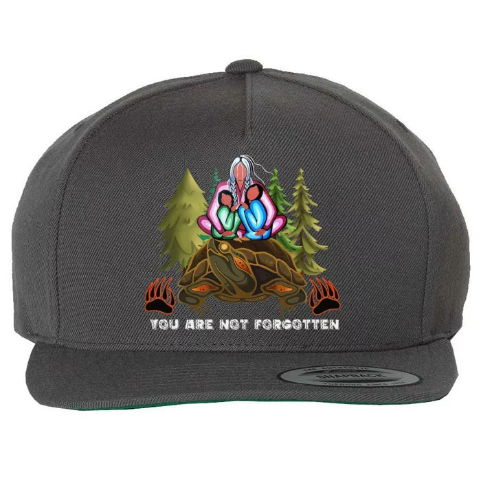 You Are Not Forgotten I Native American Women Mmiw Awareness Gift Wool Snapback Cap