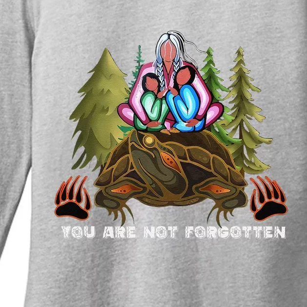 You Are Not Forgotten I Native American Women Mmiw Awareness Gift Womens CVC Long Sleeve Shirt