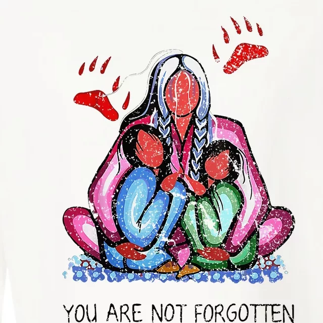 You Are Not Forgotten Cropped Pullover Crew