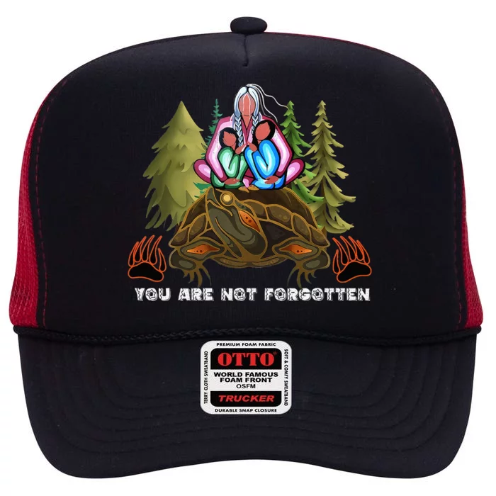 You Are Not Forgotten I Native American Mmiw Awareness High Crown Mesh Trucker Hat