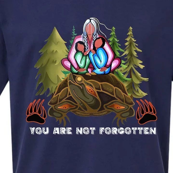 You Are Not Forgotten I Native American Mmiw Awareness Sueded Cloud Jersey T-Shirt