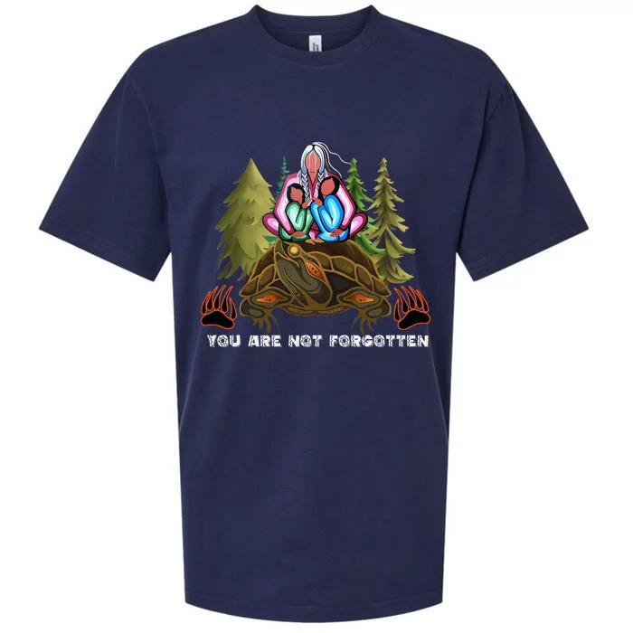 You Are Not Forgotten I Native American Mmiw Awareness Sueded Cloud Jersey T-Shirt