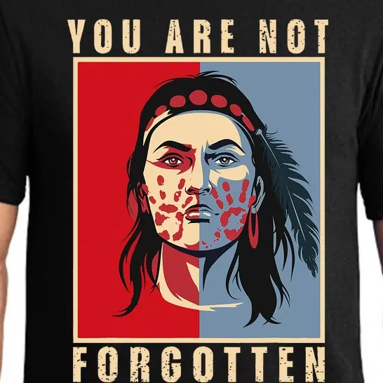 You Are Not Forgotten Mmiw Awareness Native American Indian Pajama Set