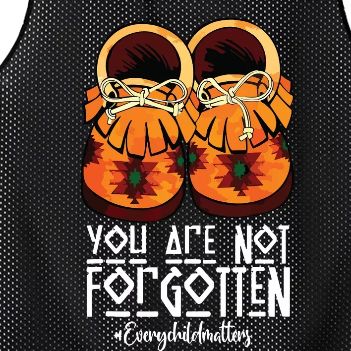 You Are Not Forgotten Native American Mesh Reversible Basketball Jersey Tank