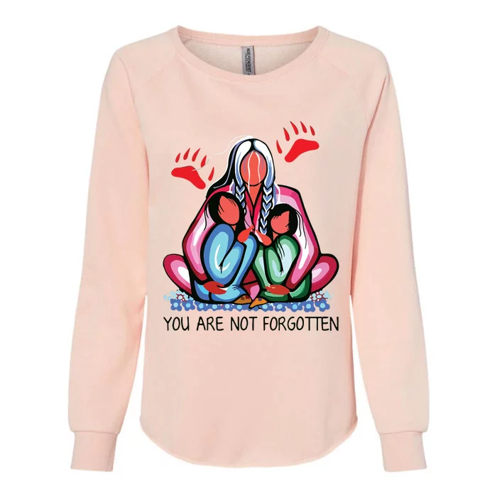 You Are Not Forgotten Womens California Wash Sweatshirt