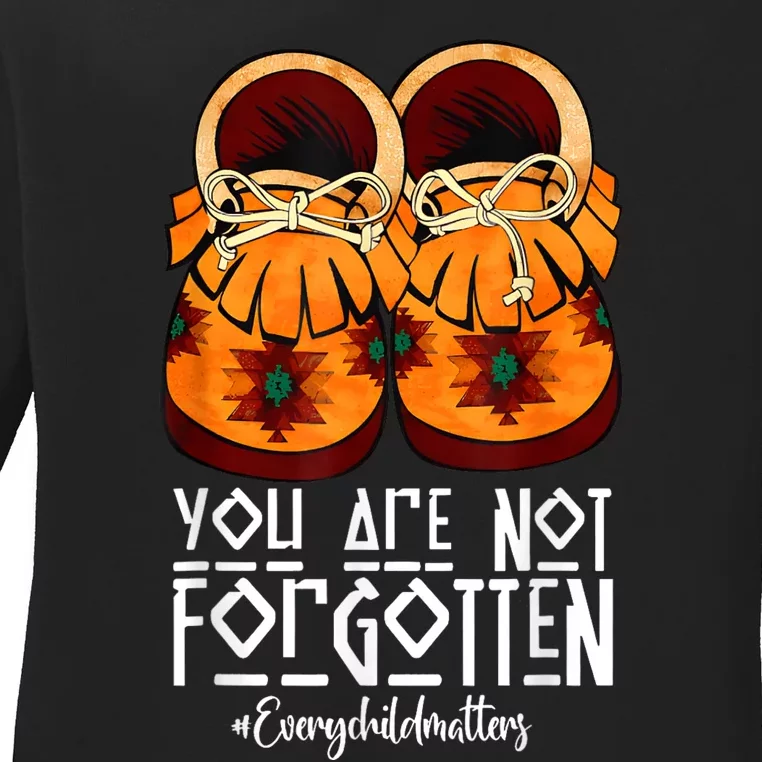 You Are Not Forgotten Native American Ladies Long Sleeve Shirt